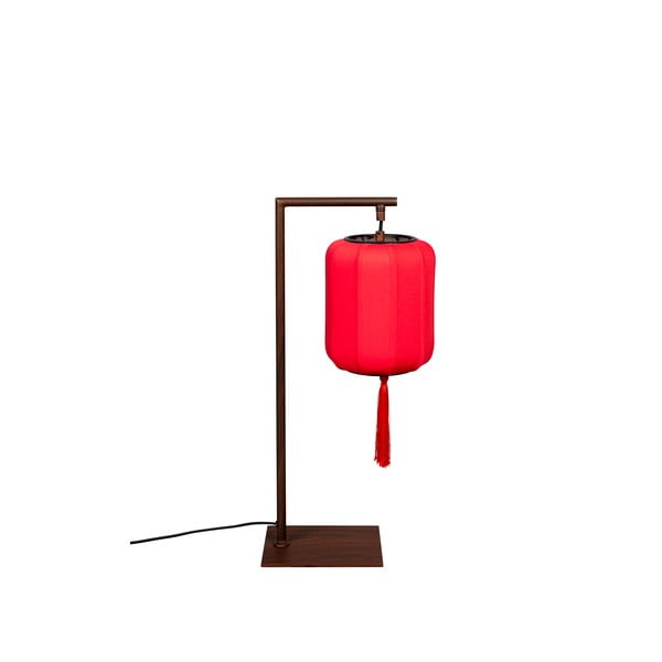 Červeno-hnědá stolní lampa Suoni - Dutchbone