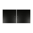 Černá dvířka pro modulární policový systém 2 ks, 32x33 cm Mistral Kubus - Hammel Furniture