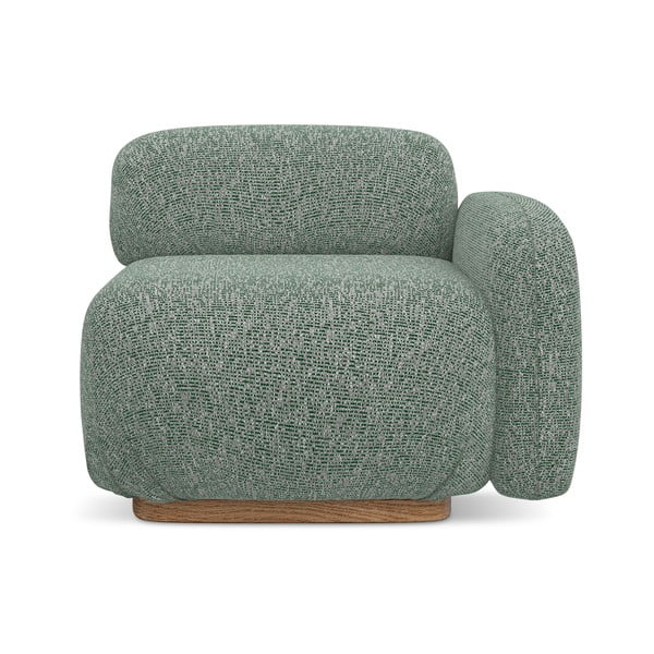 Světle zelený modul pohovky (pravý roh) Ailani – Makamii