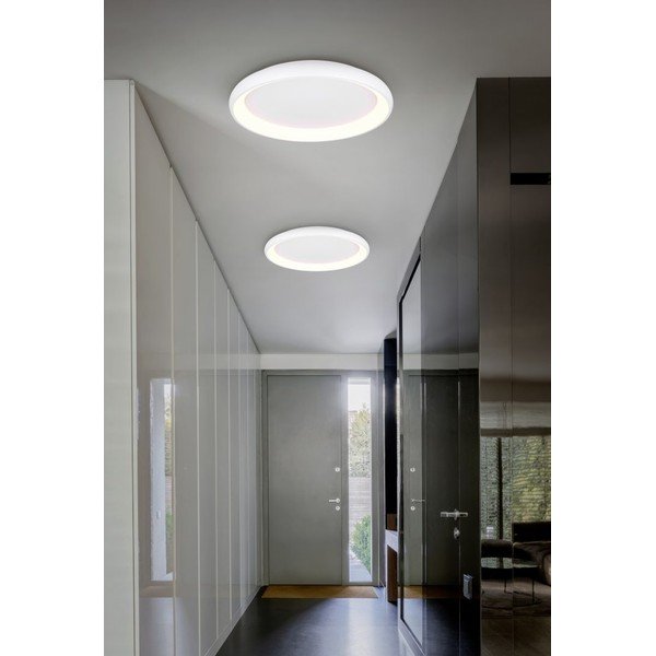 Bílé LED stmívatelné stropní svítidlo Cardona – Trio-image-1