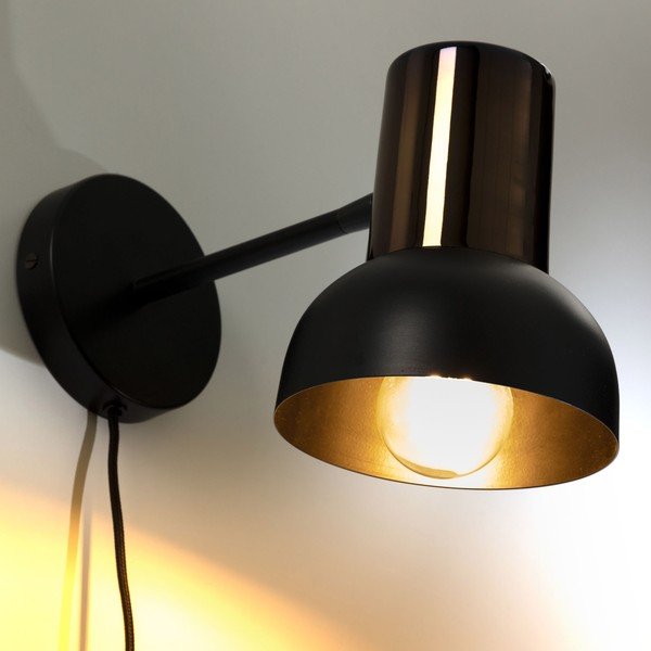 Černé nástěnné světlo Kave Home Amina-image-1