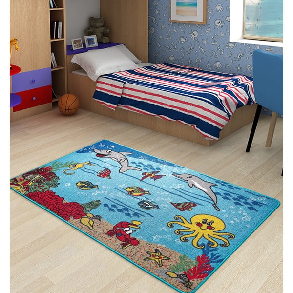 Dětský koberec Underwater, 100x150 cm