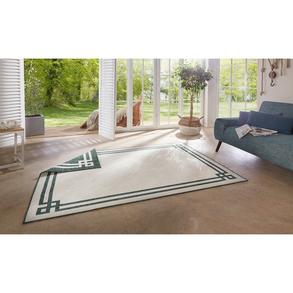 Zeleno-krémový venkovní koberec NORTHRUGS Manito, 120 x 170 cm-image-2