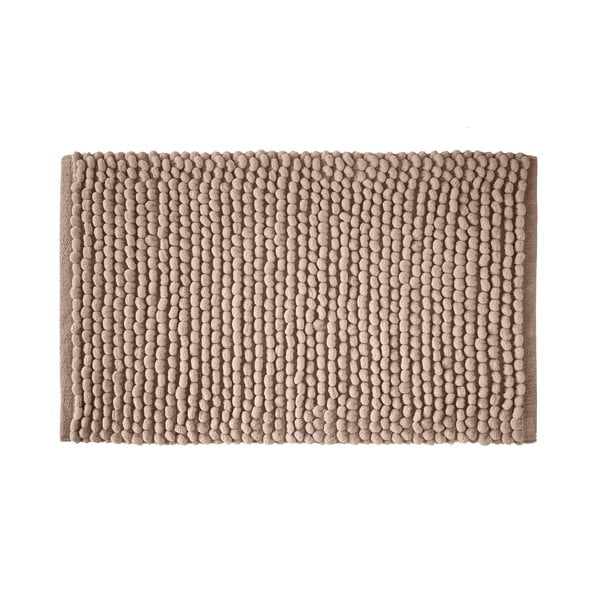 Hnědá koupelnová předložka 50x80 cm Aspen Bobble – Bianca
