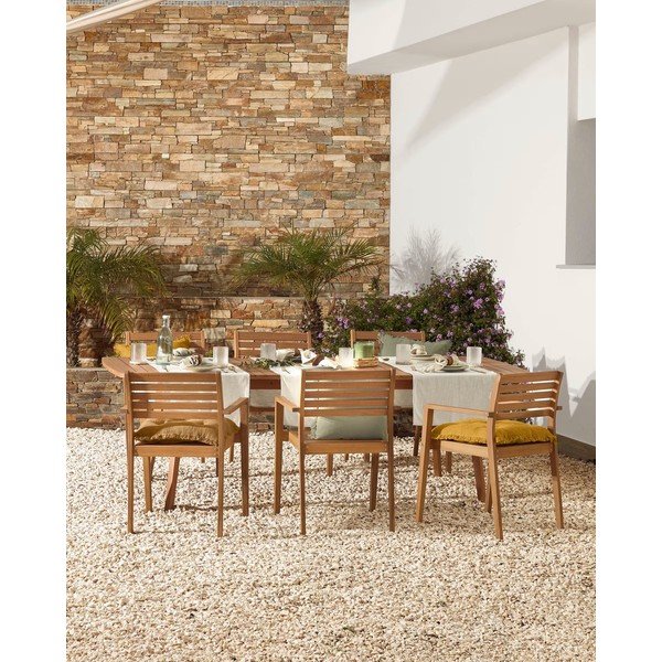 Zahradní židle z akáciového dřeva Kave Home Hanzel-image-4