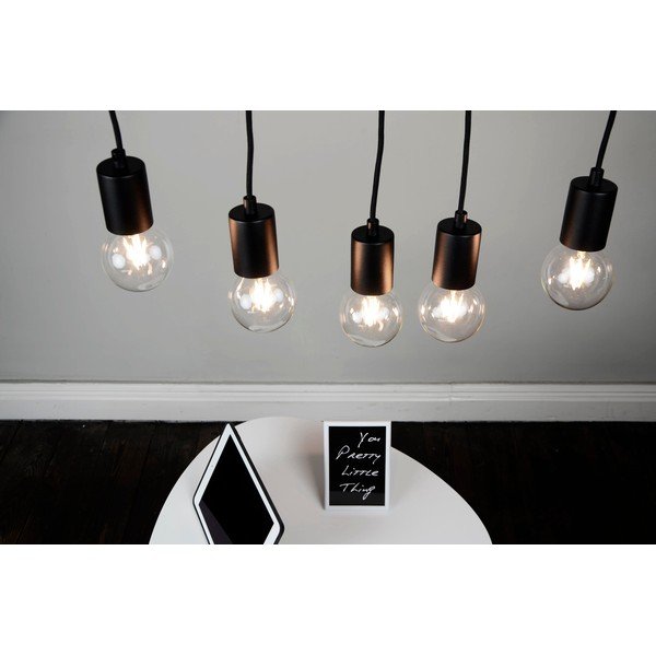 Černé pětiramenné závěsné svítidlo Sotto Luce Cero Basic-image-4