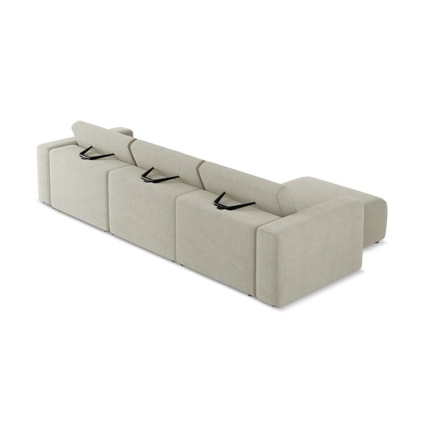 Béžová modulární rohová pohovka (levý roh) Kalea – Makamii-image-4