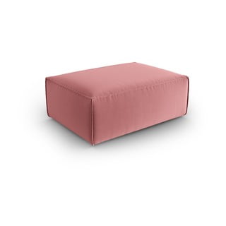 Růžová sametová podnožka Mackay – Cosmopolitan Design