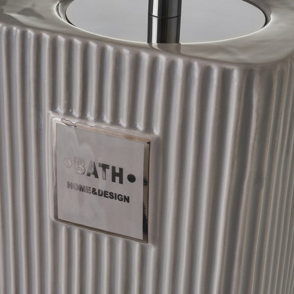 Šedá keramická WC štětka Griso – Casa Selección-image-1