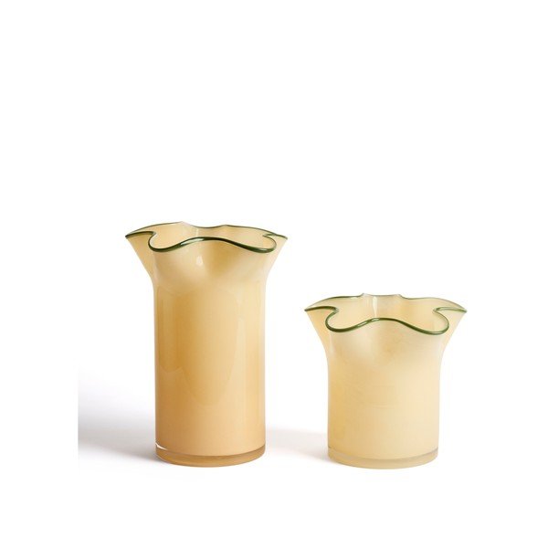 Žlutá skleněná váza (výška 31 cm) Endasi – Kave Home-image-4