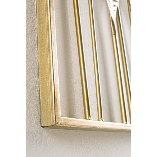 Kovová nástěnná dekorace 52,5x95 cm Adhira – Bizzotto-image-4