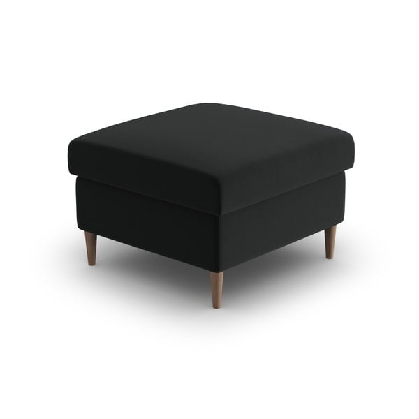 Černá sametová podnožka Kyoto – Cosmopolitan Design-image-2