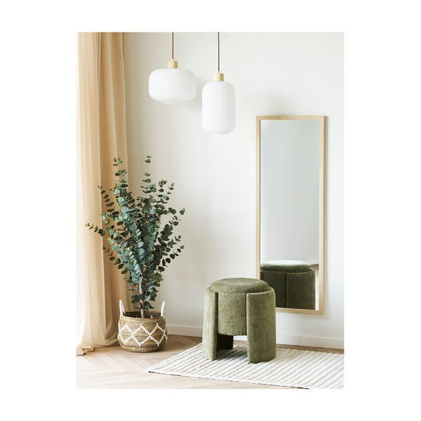 Khaki žinylkový taburet Walsdorf – House Nordic-image-1