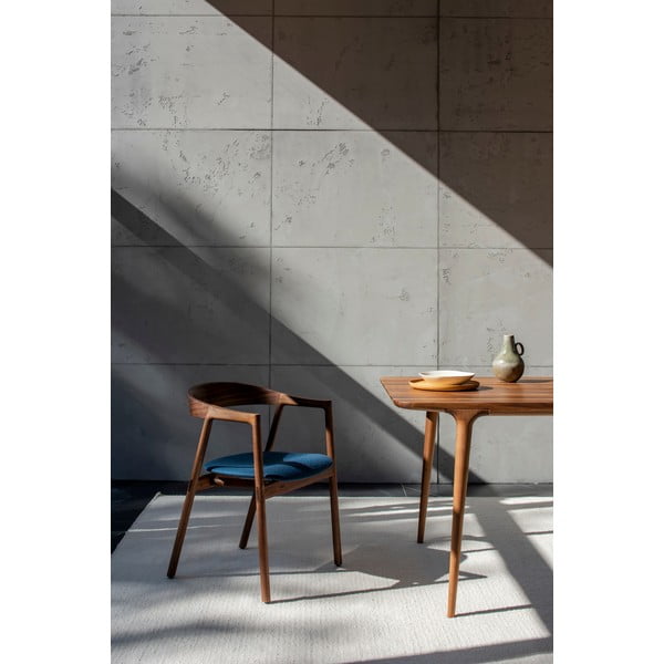 Modrá/hnědá jídelní židle Muna – Gazzda-image-2