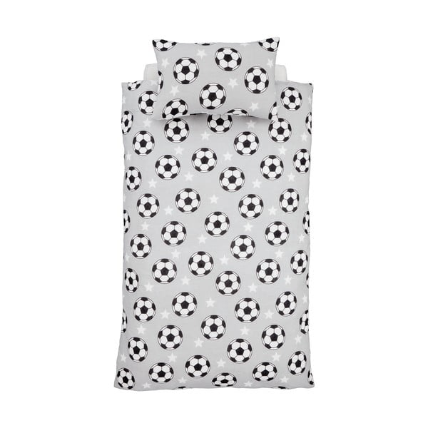 Flanelové dětské povlečení do postýlky 120x150 cm Football Stars – Catherine Lansfield-image-2