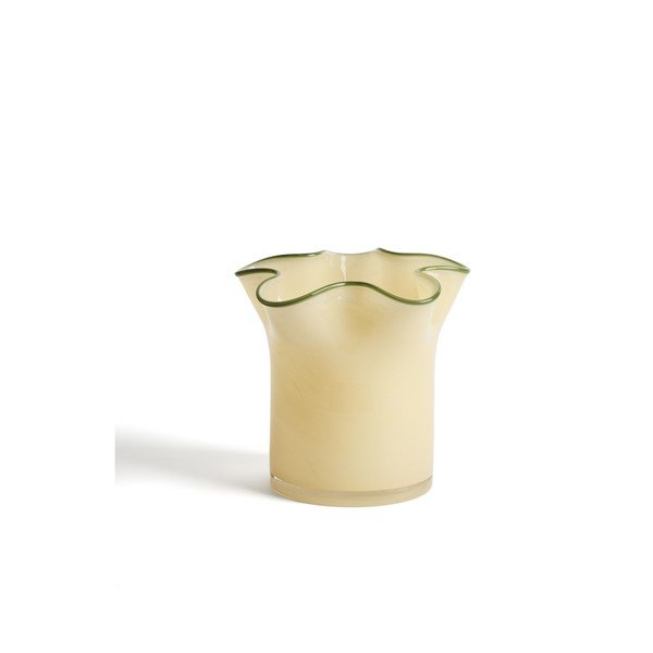 Žlutá skleněná váza (výška 19,5 cm) Endasi – Kave Home