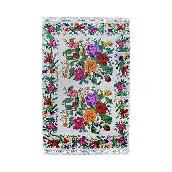 Běhoun Eco Rugs Asalama White, 75 x 300 cm