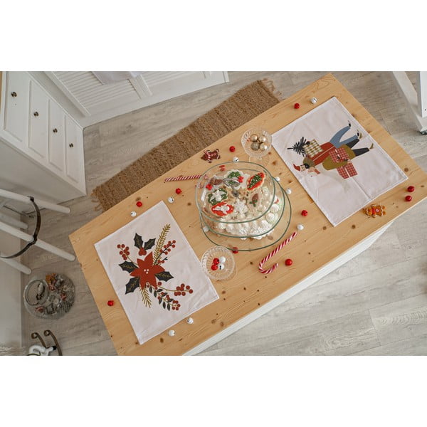 Látková prostírání s vánočním motivem v sadě 2 ks 35x45 cm Christmas Star – Butter Kings-image-1