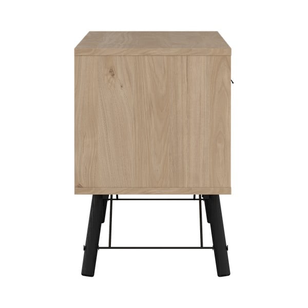 TV stolek v dekoru dubu v přírodní barvě 150x60x40 cm Ry – Tvilum-image-3