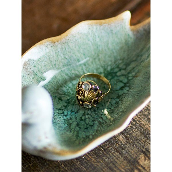 Zelená miska z kameniny 60 ml Chirp – Bloomingville-image-3