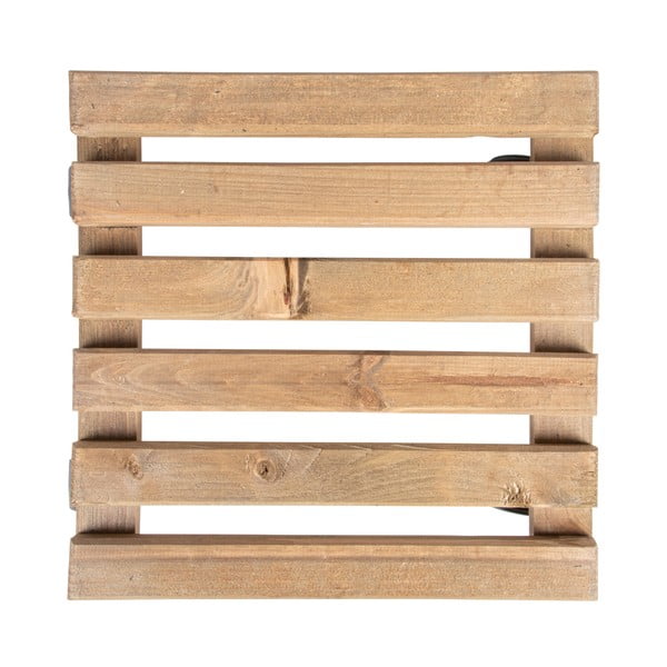 Dřevěný pojízdný podstavec pod květináč (výška 8 cm) Indoor & Outdoor – Esschert Design-image-3