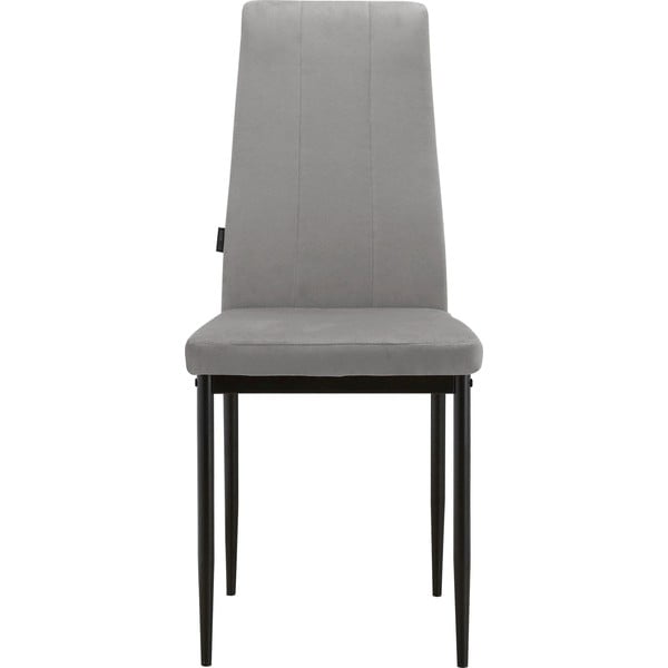 Šedé sametové jídelní židle v sadě 2 ks Kelly – Støraa-image-1