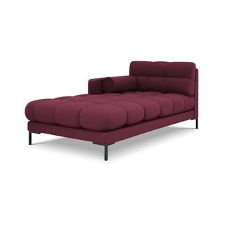 Tmavě červená lenoška Cosmopolitan Design Bali, levý roh