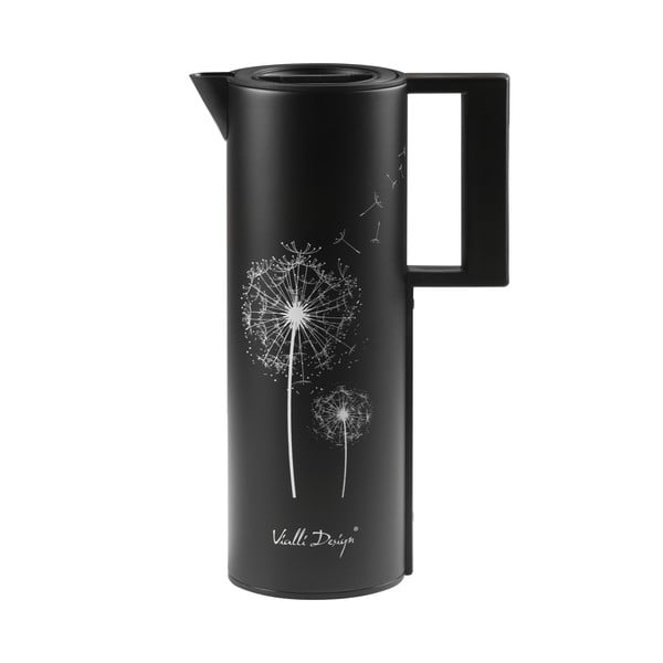 Černá termoska 1 l Corto – Vialli Design