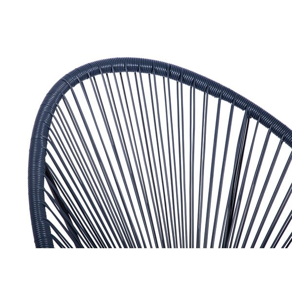 Set modrých zahradních křesel Avocado a stolku Loris, ø 35 cm-image-3