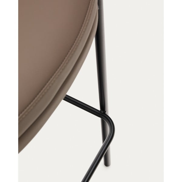 Hnědá barová židle (výška sedáku 65 cm) Eamy – Kave Home-image-2