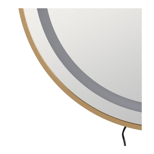 Nástěnné zrcadlo s osvětlením 60x60 cm – Ixia-image-4