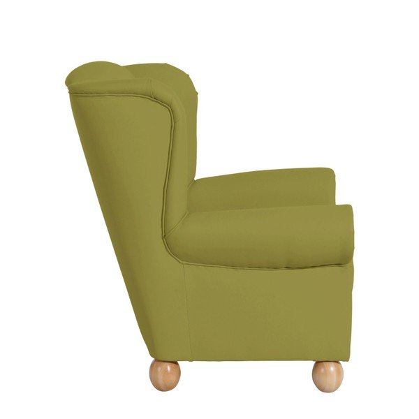 Zelené křeslo ušák Max Winzer Monarch Green-image-3