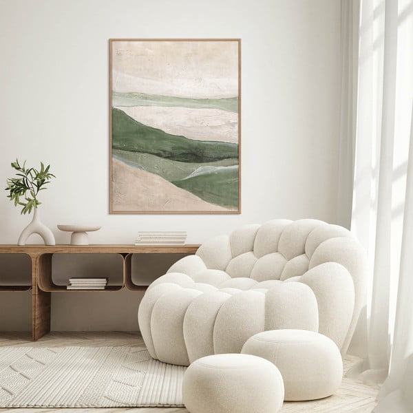 Ručně malovaný obraz 90x120 cm Green Field    – Malerifabrikken-image-1