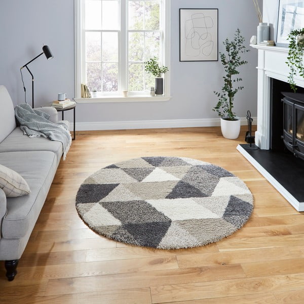 Koberec Think Rugs Royal Nomadic Triangle, ø 160 cm-image-1