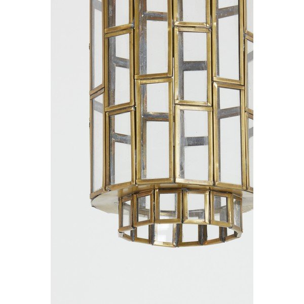 Závěsné svítidlo v bronzové barvě se skleněným stínidlem Søstrene – Light & Living-image-2