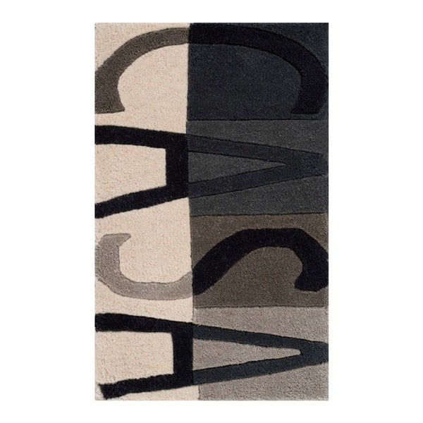 Vlněný koberec Linie Design Casa Grey, 50 x 80 cm