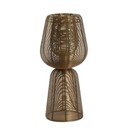 Kovová stolní lampa v bronzové barvě (výška 42 cm) Aboso – Light & Living