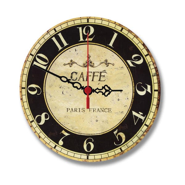 Nástěnné hodiny Café Paris, 30 cm