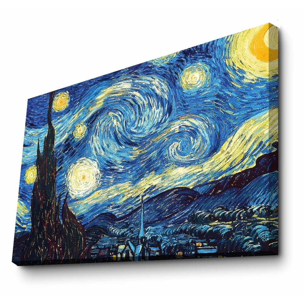 Nástěnná reprodukce na plátně Vincent Van Gogh, 100 x 70 cm