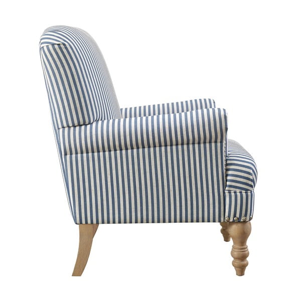 Modré lněné křeslo Jaya – Støraa-image-3