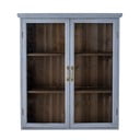 Modrá závěsná vitrína z jedlového dřeva 81x91 cm Hazem – Bloomingville