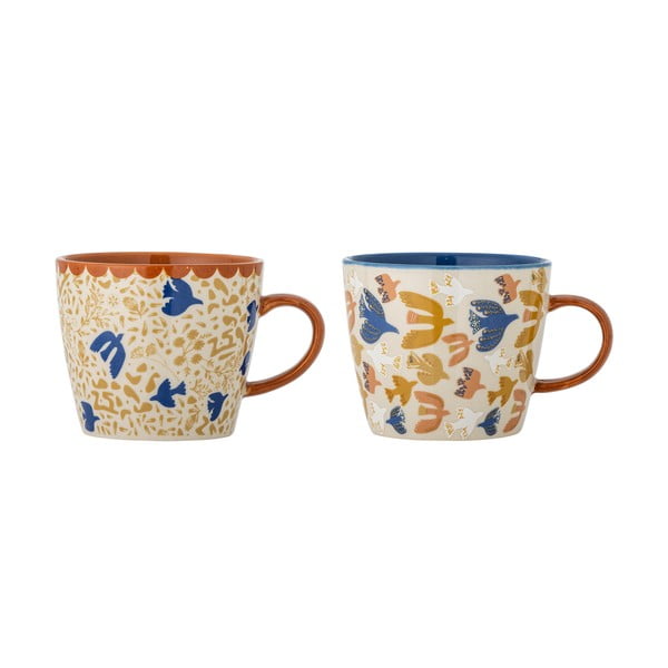 Šálky v sadě 2 ks z kameniny 300 ml Anniversary – Bloomingville