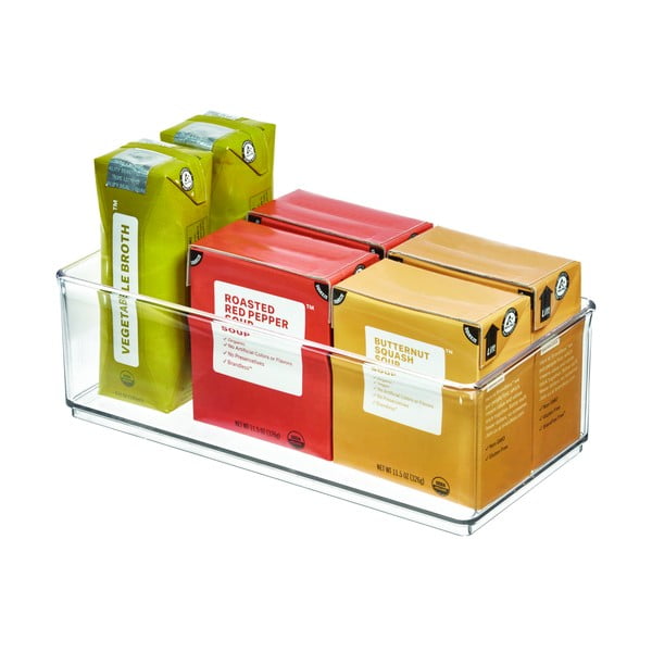 Transparentní úložný box iDesign The Home Edit, 11,9 x 24 cm-image-2