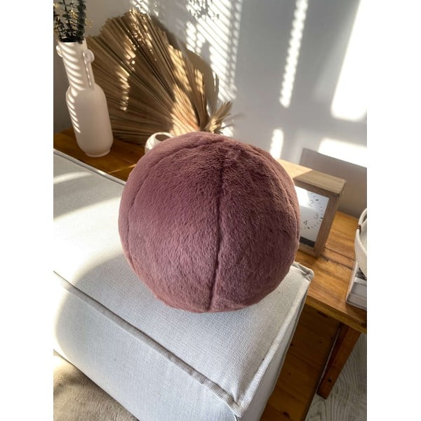 Dekorační polštář z mikroplyše ø 25 cm Top – Mioli Decor-image-2