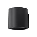 Černé nástěnné svítidlo Sollux Roda