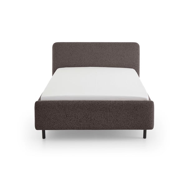 Antracitová čalouněná dvoulůžková postel bez roštu 180x200 cm Primo – Meise Möbel-image-3