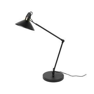 Černá stolní lampa s kovovým stínidlem (výška 70 cm) Jona – White Label