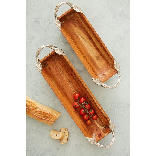 Dřevěný tác 14x54 cm Vine – Premier Housewares-image-1