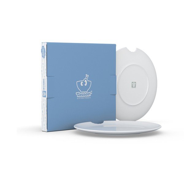 Sada 2 bílých talířů z porcelánu 58products, ø 28 cm-image-2