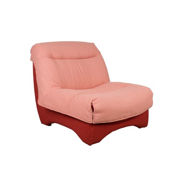 Červené/růžové křeslo Twister – White Label